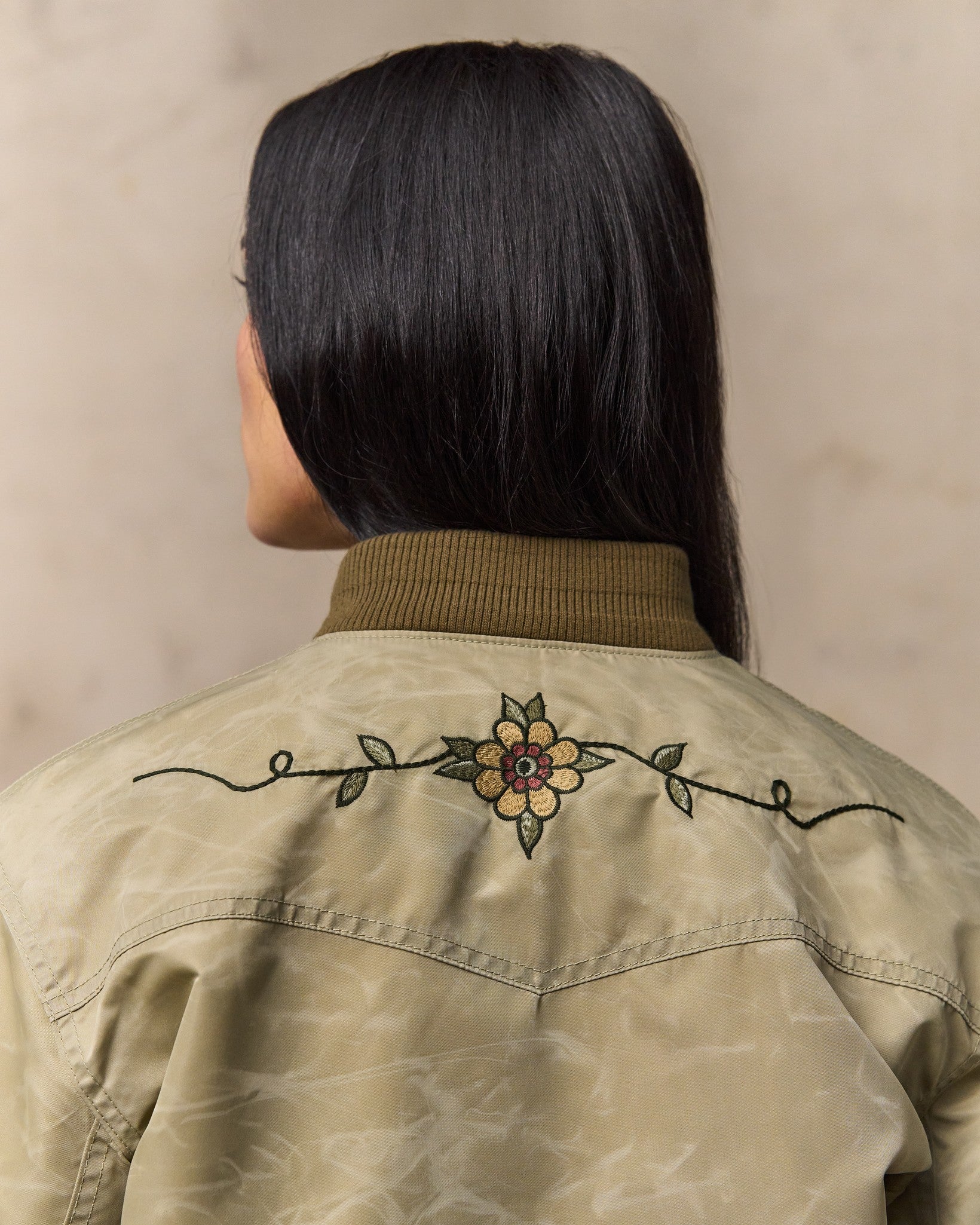 Women's Western Satin Jacket - Silver Sage
