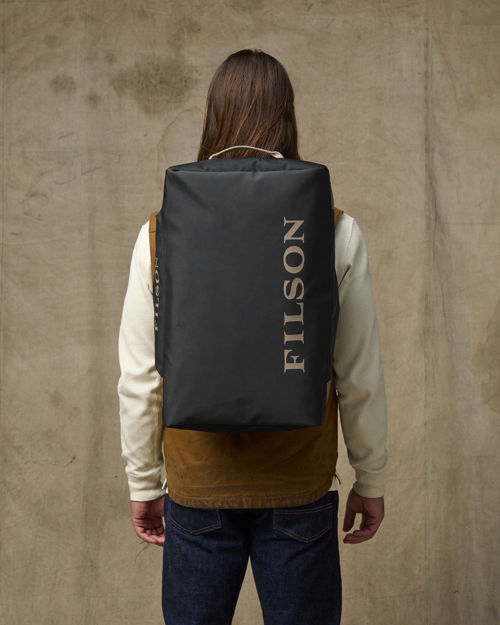 All-weather 40l Duffle - Black / Covert