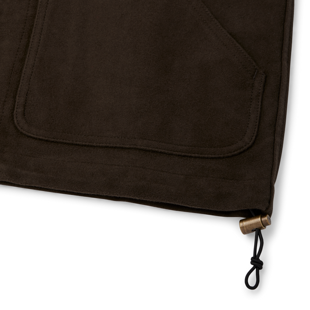 Alternate view of the Filson Moleskin Vest Liner - Brown