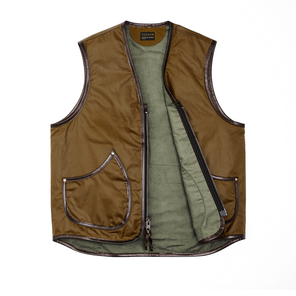 Alternate view of the Filson Filson X Sidnaw Vest - Dark Tan