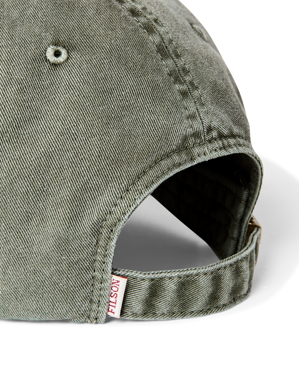 Alternate view of the Filson Washed Low-profile Logger Cap - Washed Olive