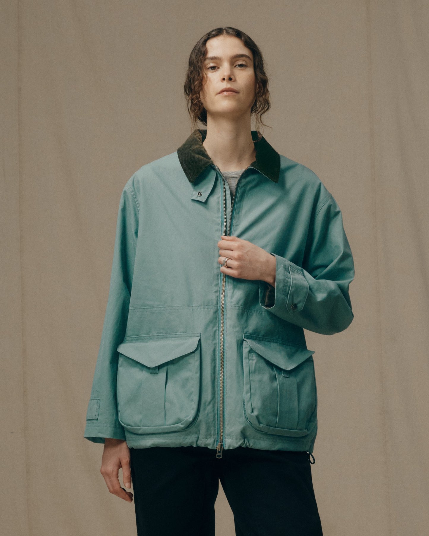 Women's Cover Cloth Raincoat - Balsam Green