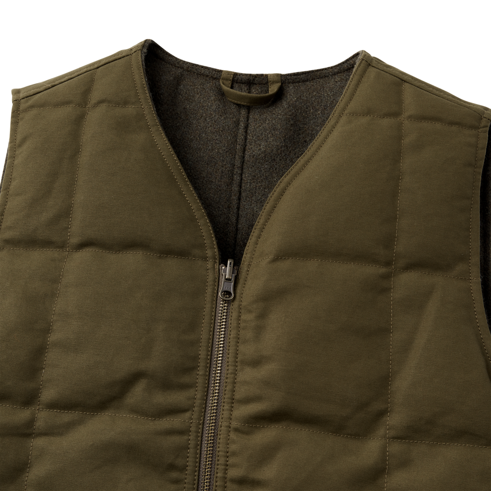 Alternate view of the Filson Buckland Down Vest - Forest Green