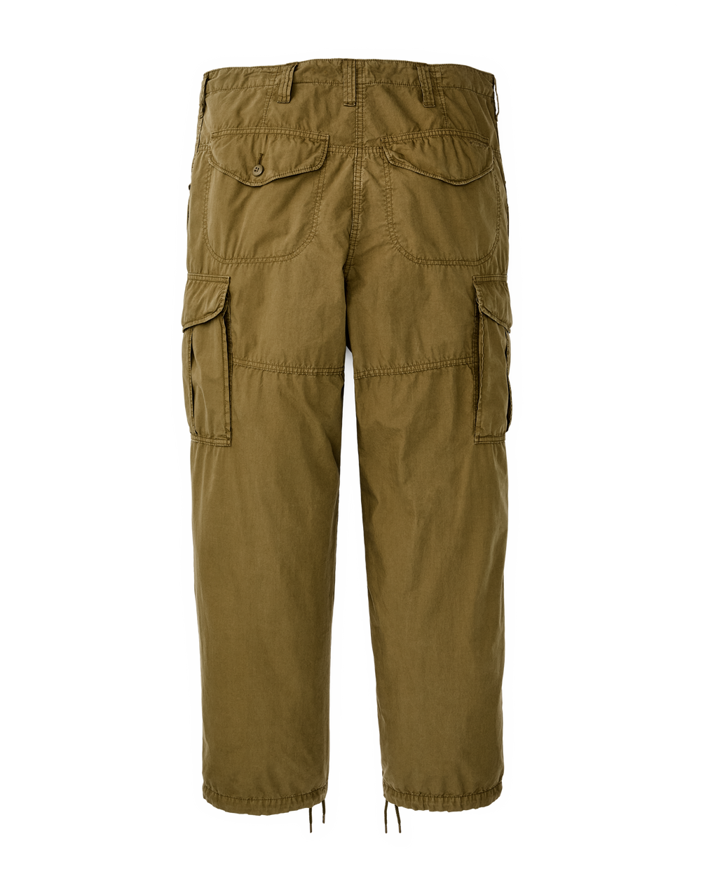Tropical Poplin Cargo Pants - Military Olive