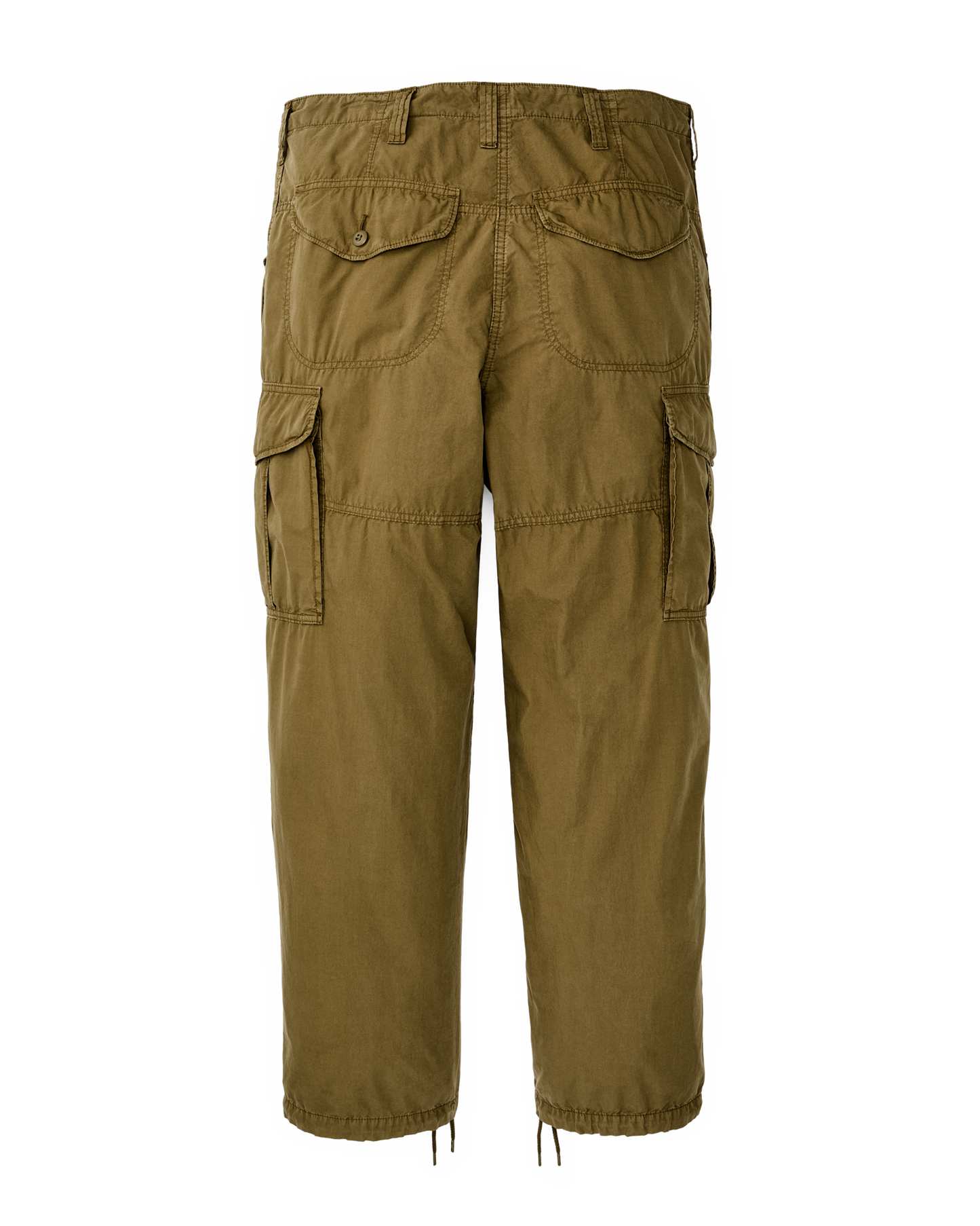 Tropical Poplin Cargo Pants - Military Olive