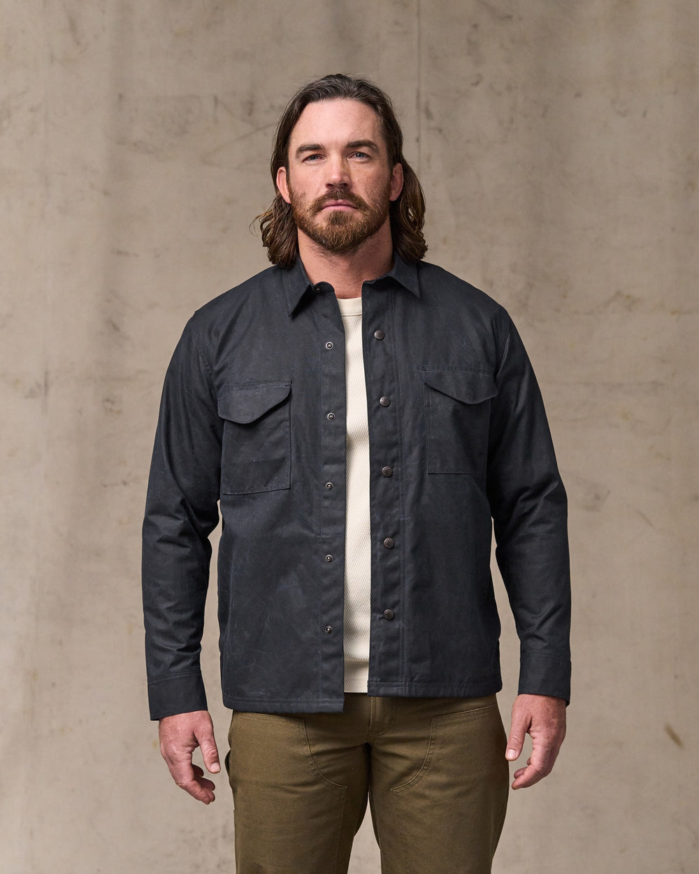 Filson Eagle Harbor Jac-Shirt in Navy