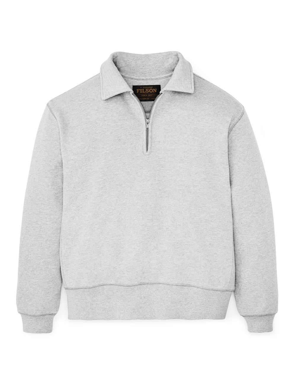 14-oz. Heritage Fleece Quarter Zip - Gray Heather