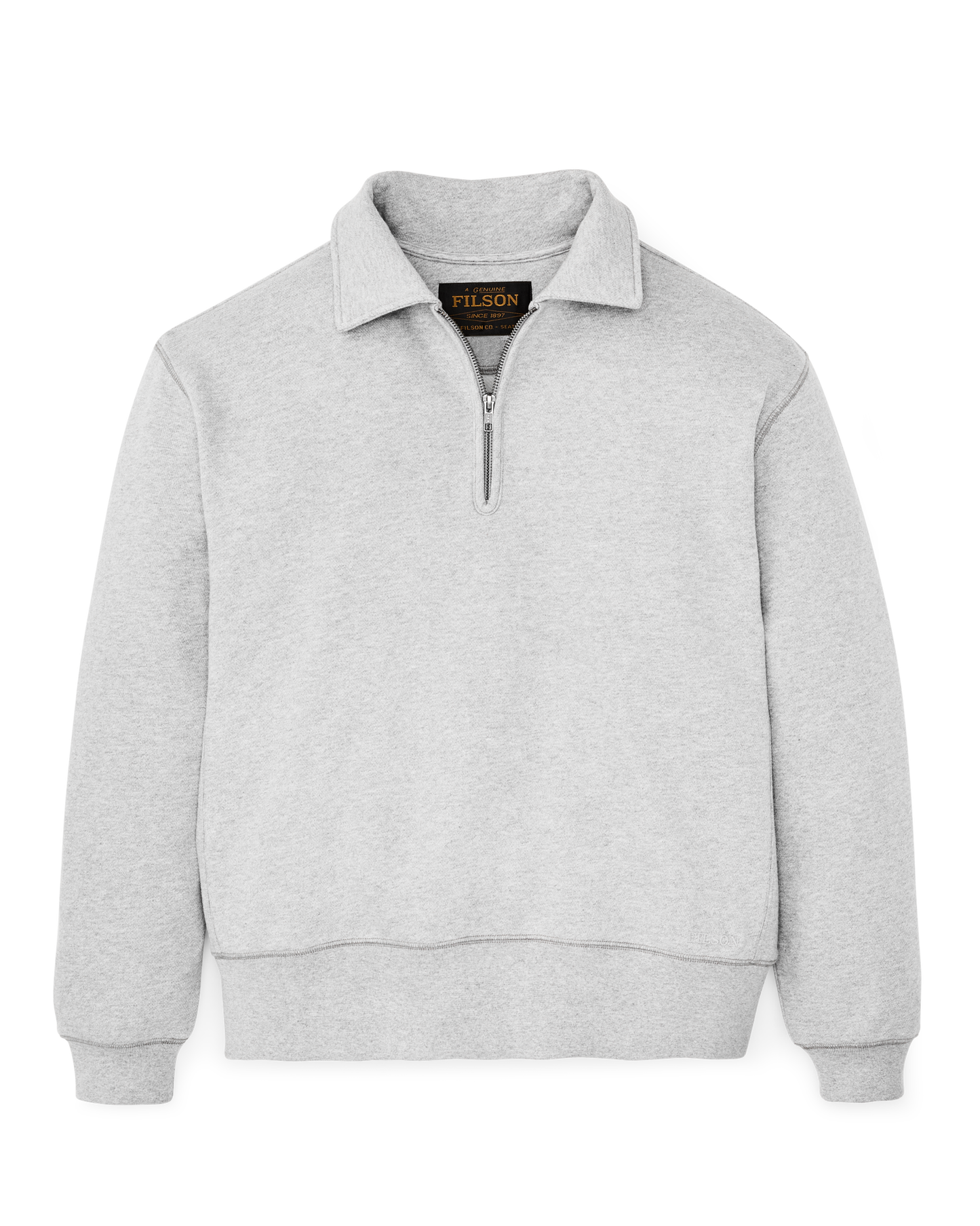 14-oz. Heritage Fleece Quarter Zip - Gray Heather