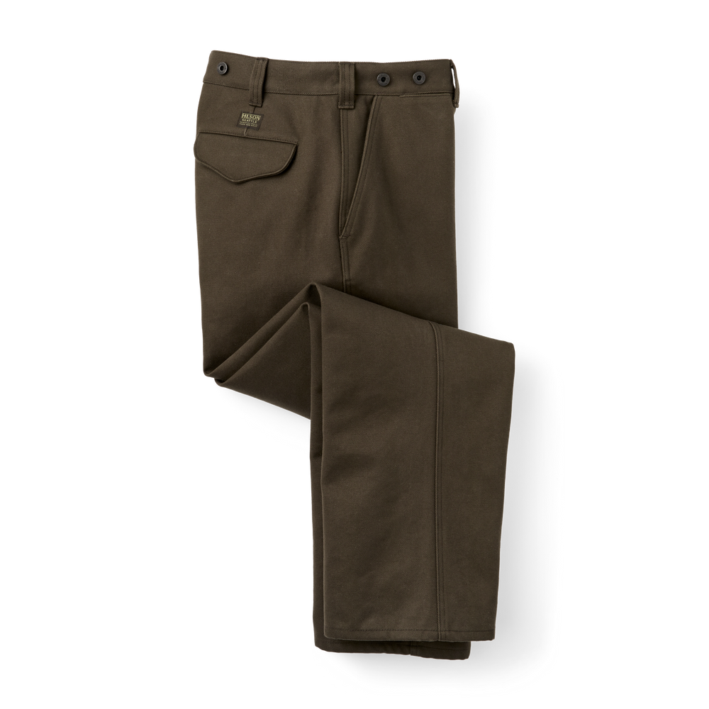 Front-facing image of the Filson Rugged Twill Utility Pants - Root