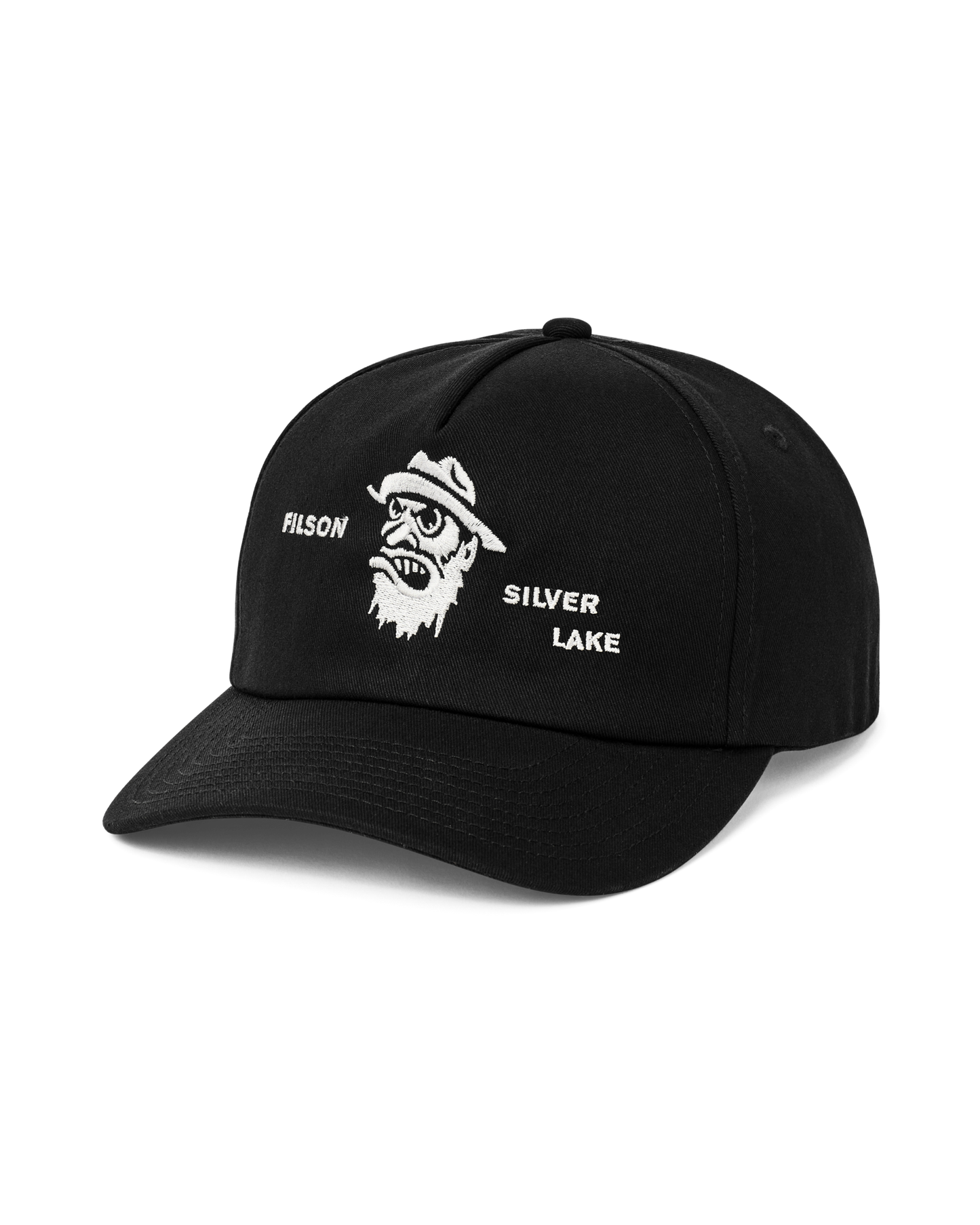 Silver Lake Graphic Trucker Cap - Black