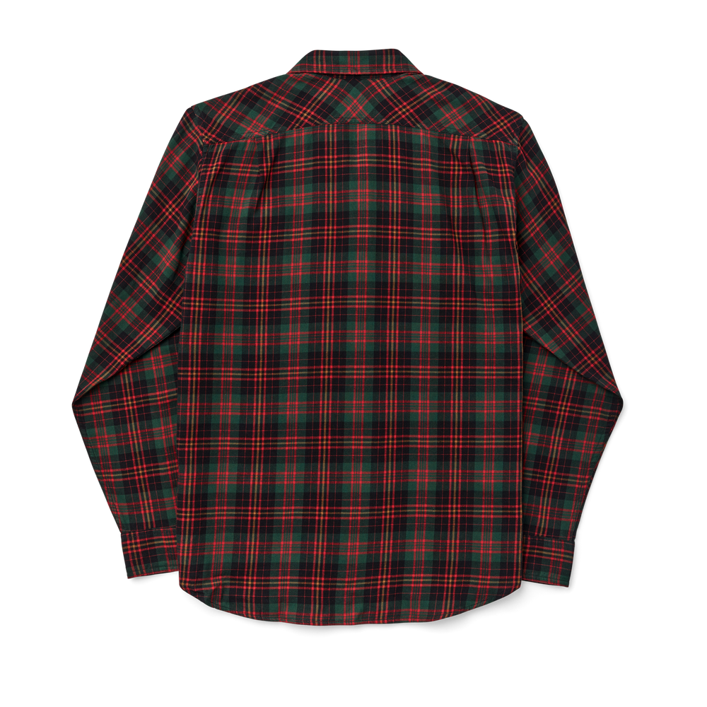 Alternate view of the Filson Scout Shirt - Pine / Copper Plaid