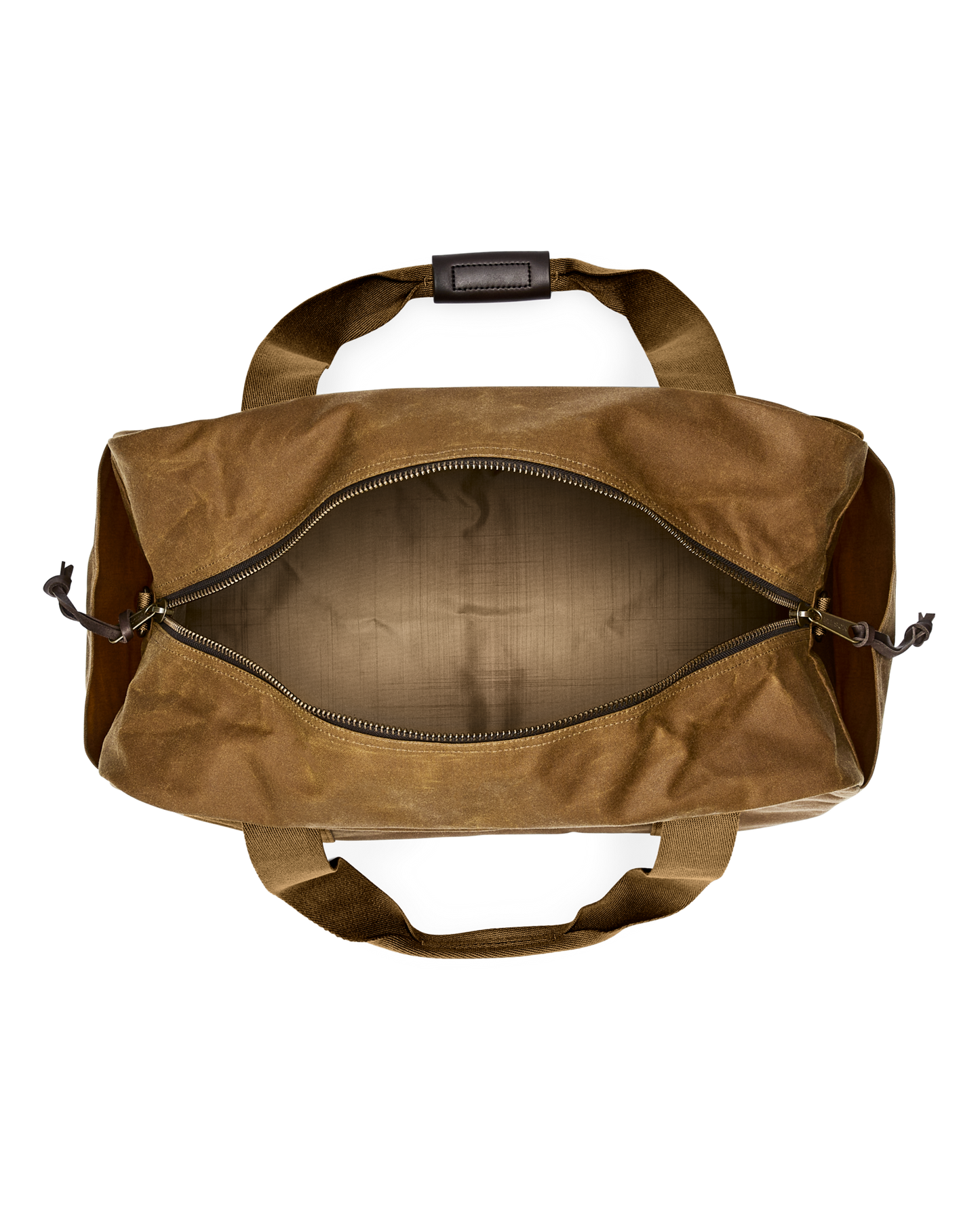 Alternate view of the Filson Medium Tin Cloth Duffle Bag - Dark Tan
