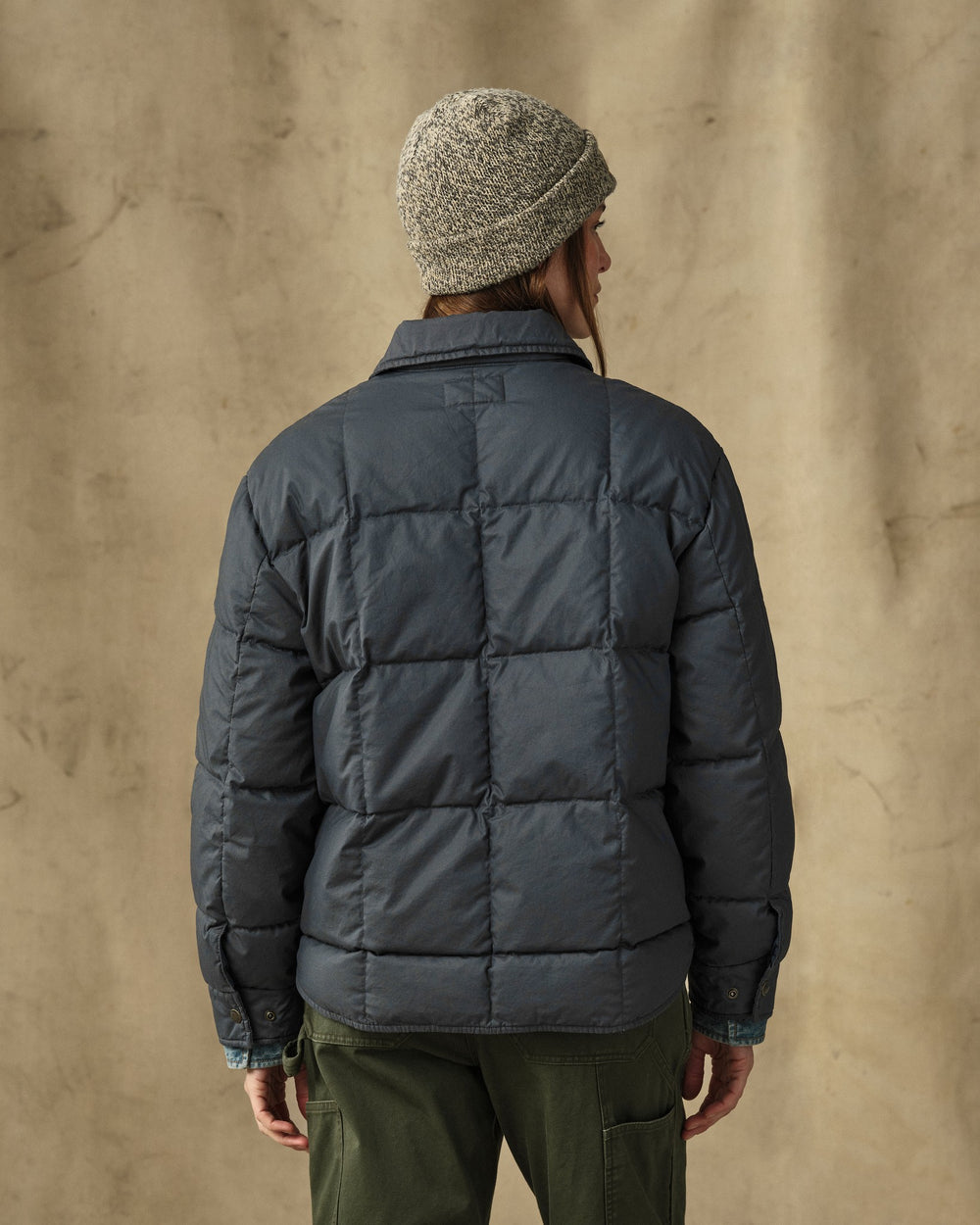Women's Heritage Cotton Down Jacket - Bluefin