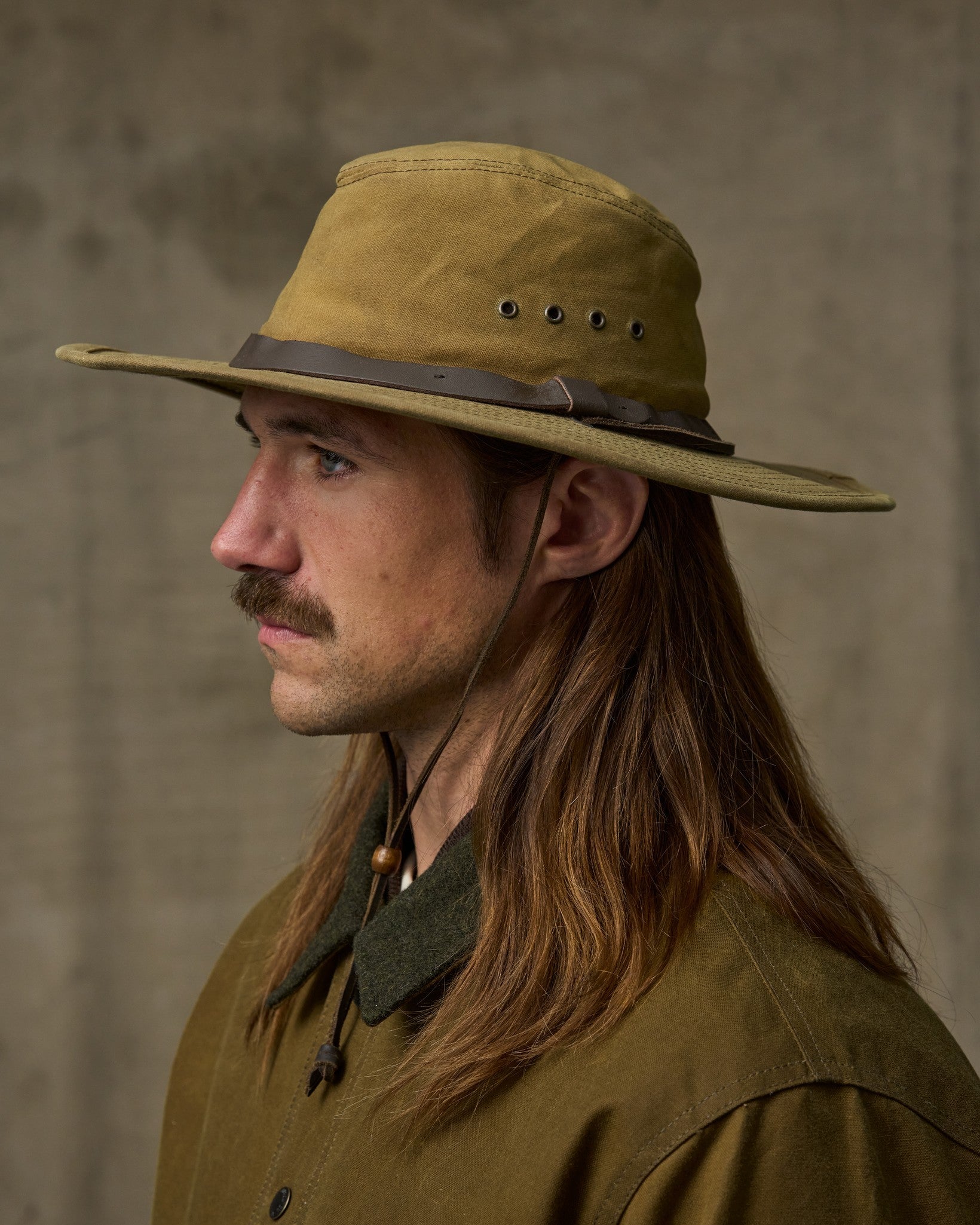 Tin Cloth Bush Hat - Dark Tan