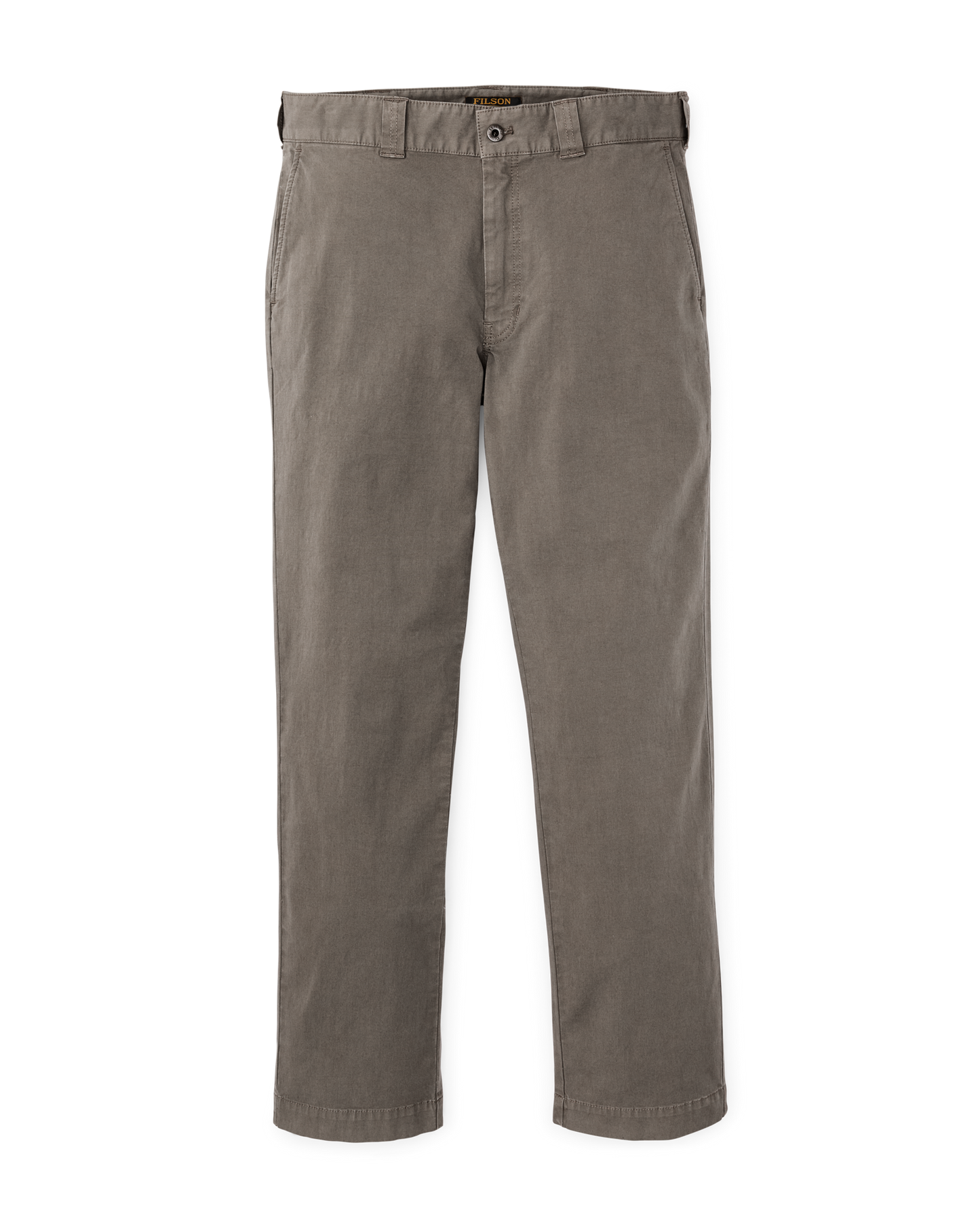 Front-facing image of the Filson Granite Mountain Flat Front Pants - Hawk Brown