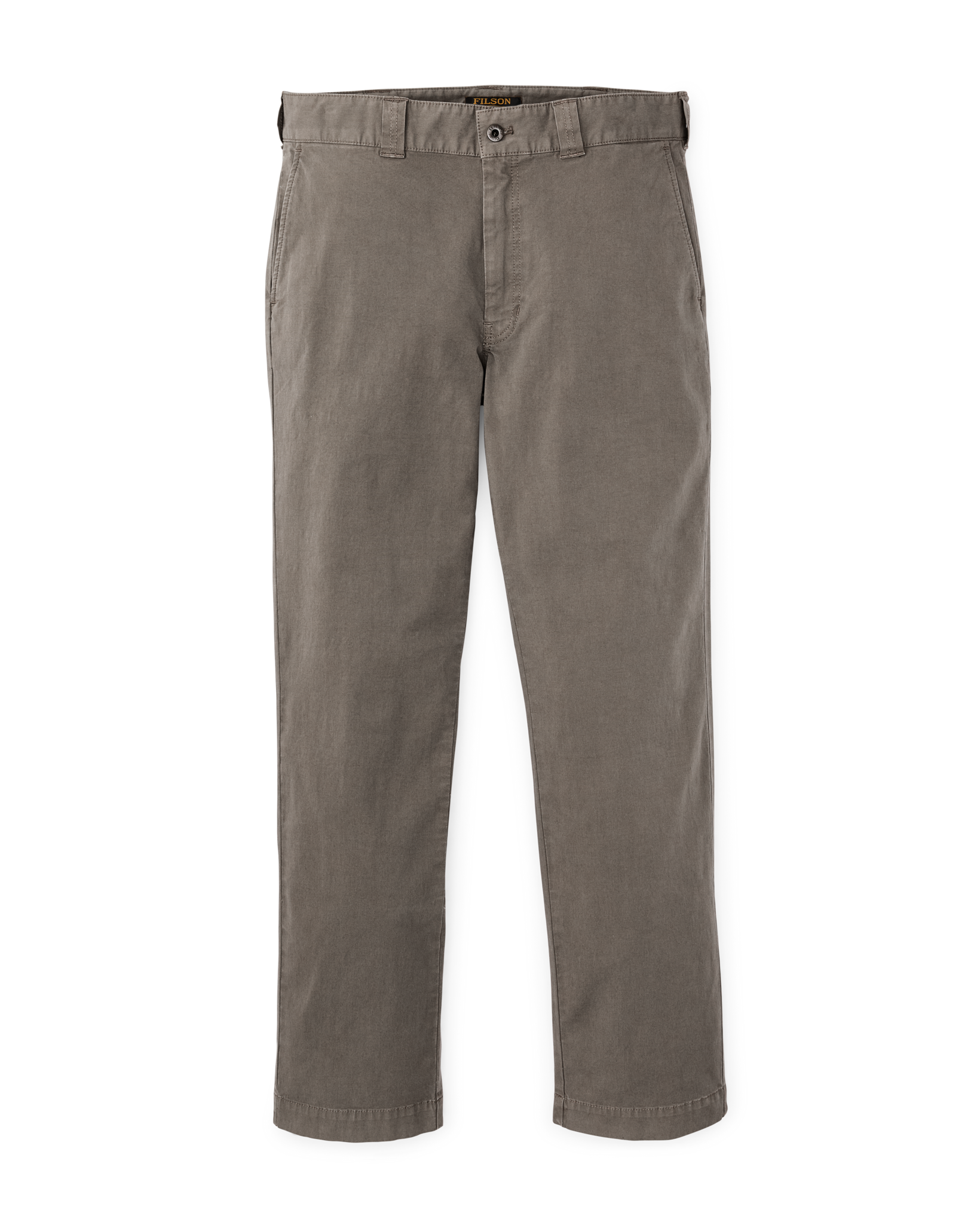 Front-facing image of the Filson Granite Mountain Flat Front Pants - Hawk Brown
