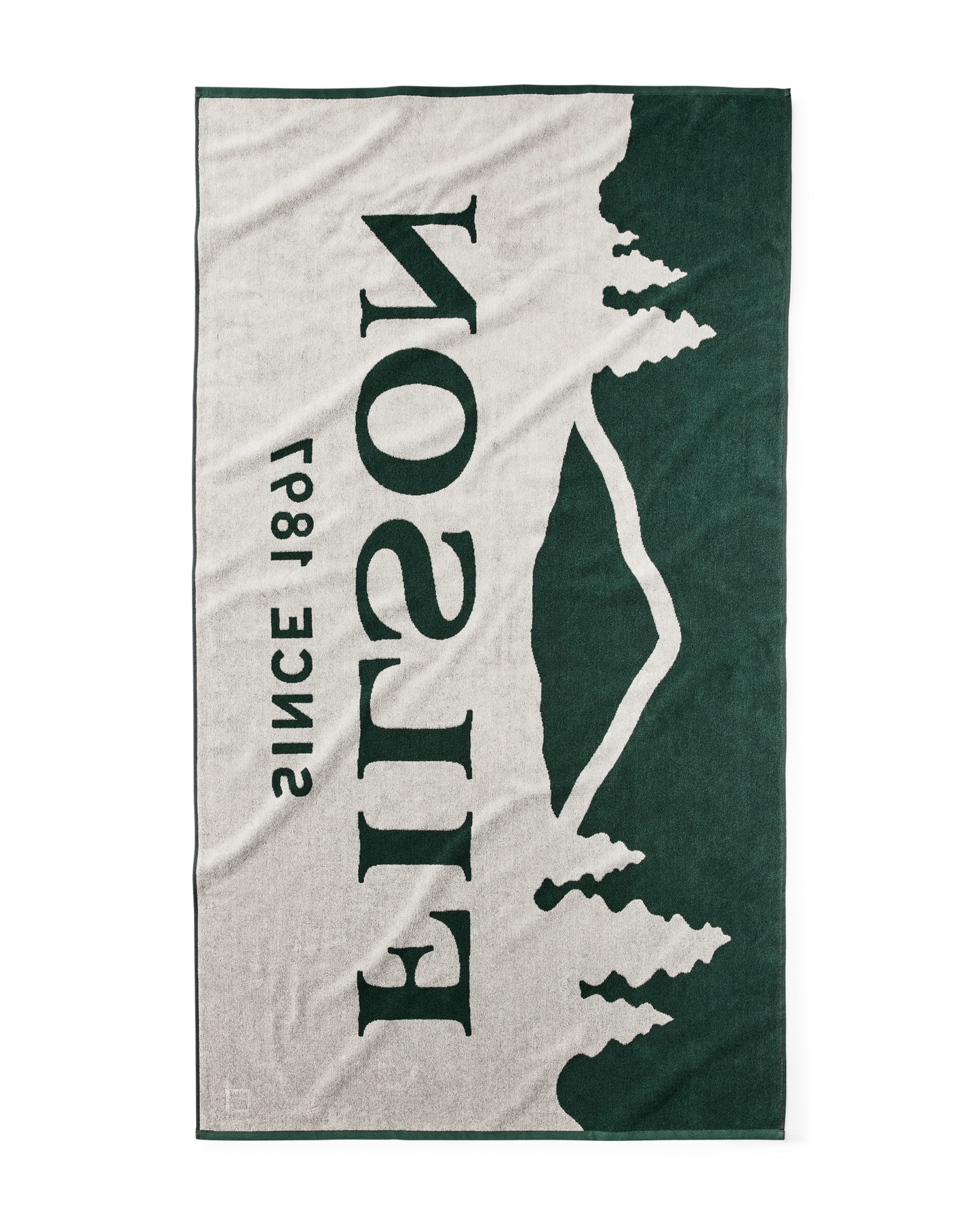 Alternate view of the Filson Scenic Filson Towel - Spruce