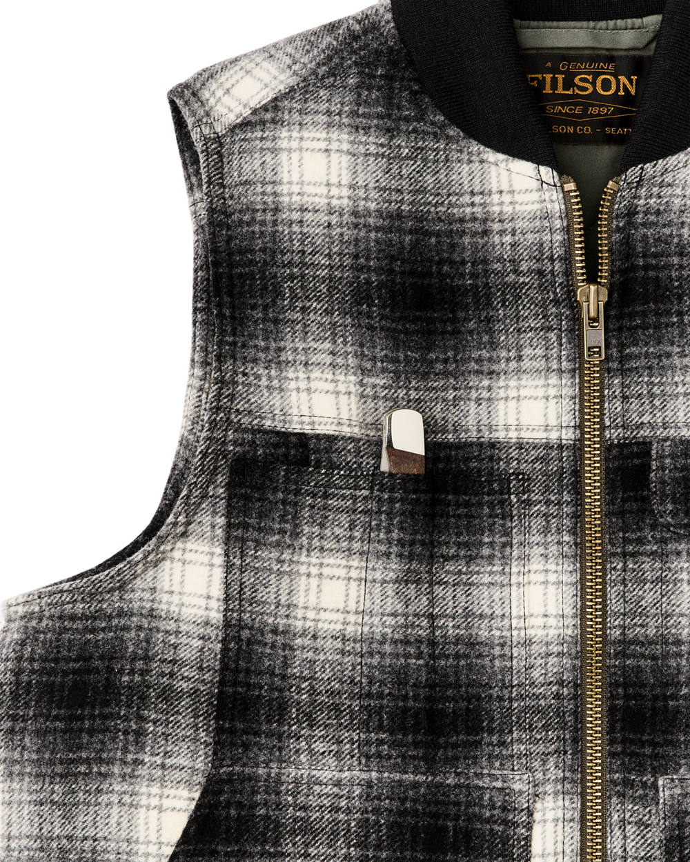 Spokane Insulated Work Vest - Charcoal Ombre