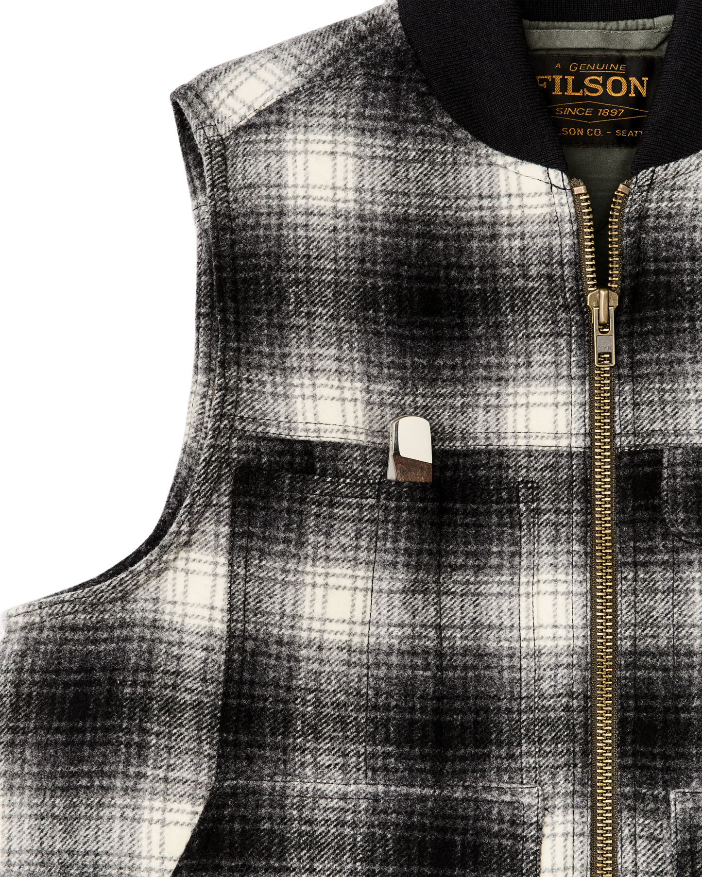 Spokane Insulated Work Vest - Charcoal Ombre