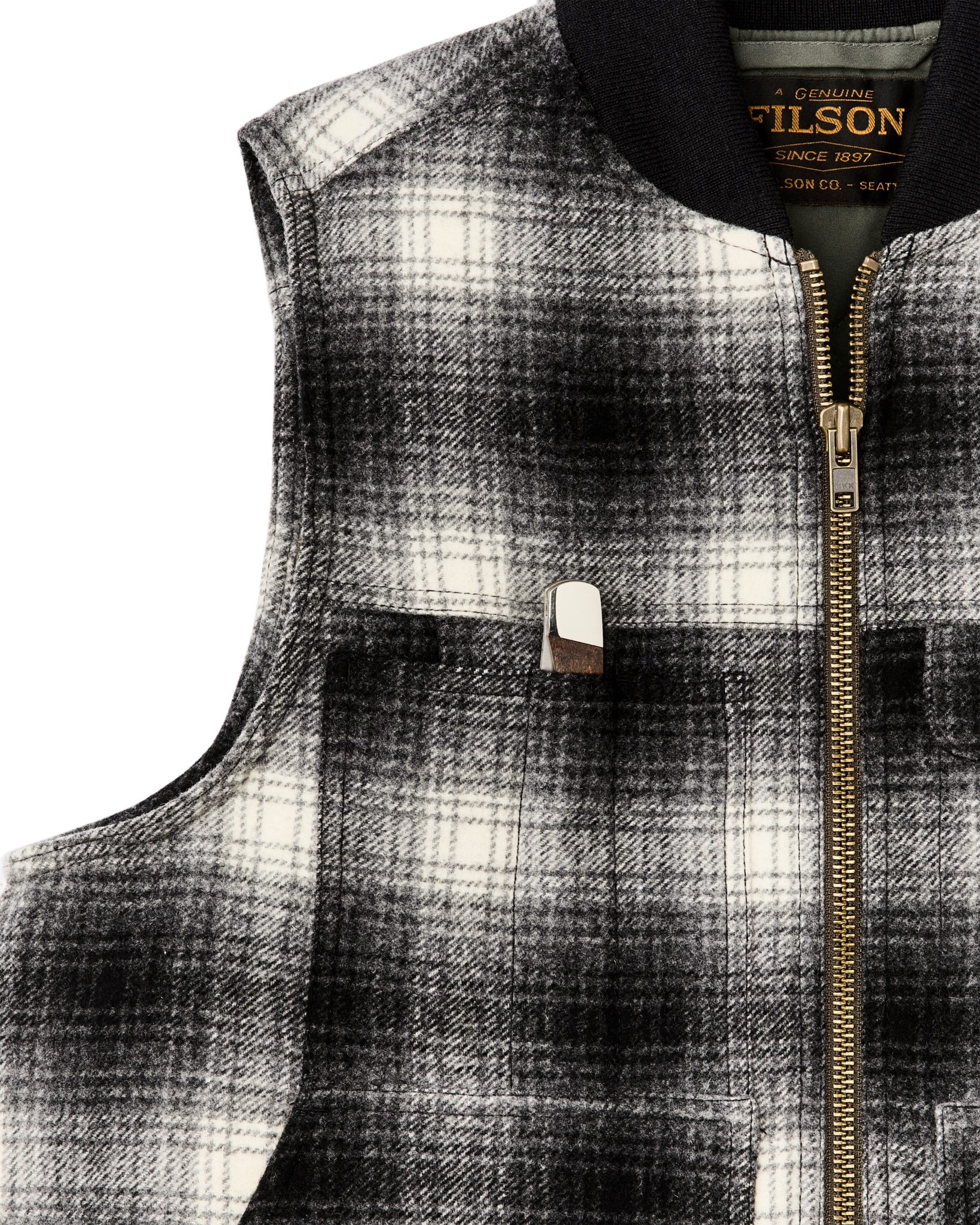 Spokane Insulated Work Vest - Charcoal Ombre