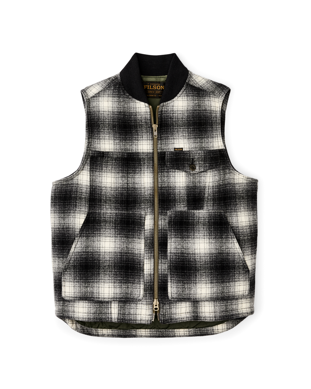 Spokane Insulated Work Vest - Charcoal Ombre | Filson