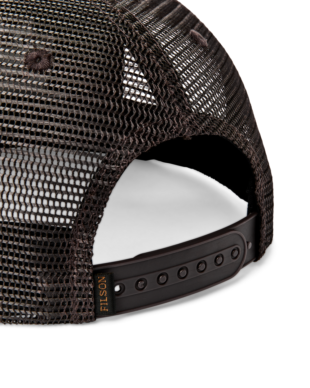 Alternate view of the Filson Diamond Trucker Mesh Cap - Brown