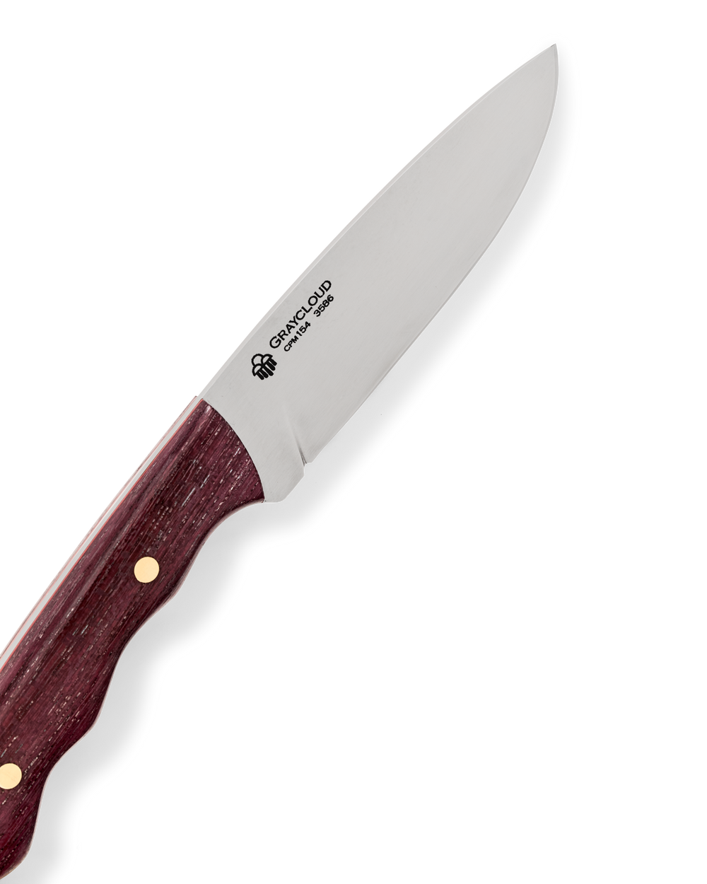 Graycloud Outfitter Knife - Purpleheart Wood