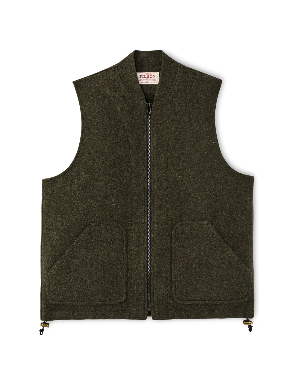 Wool Vest Liner - Forest Green