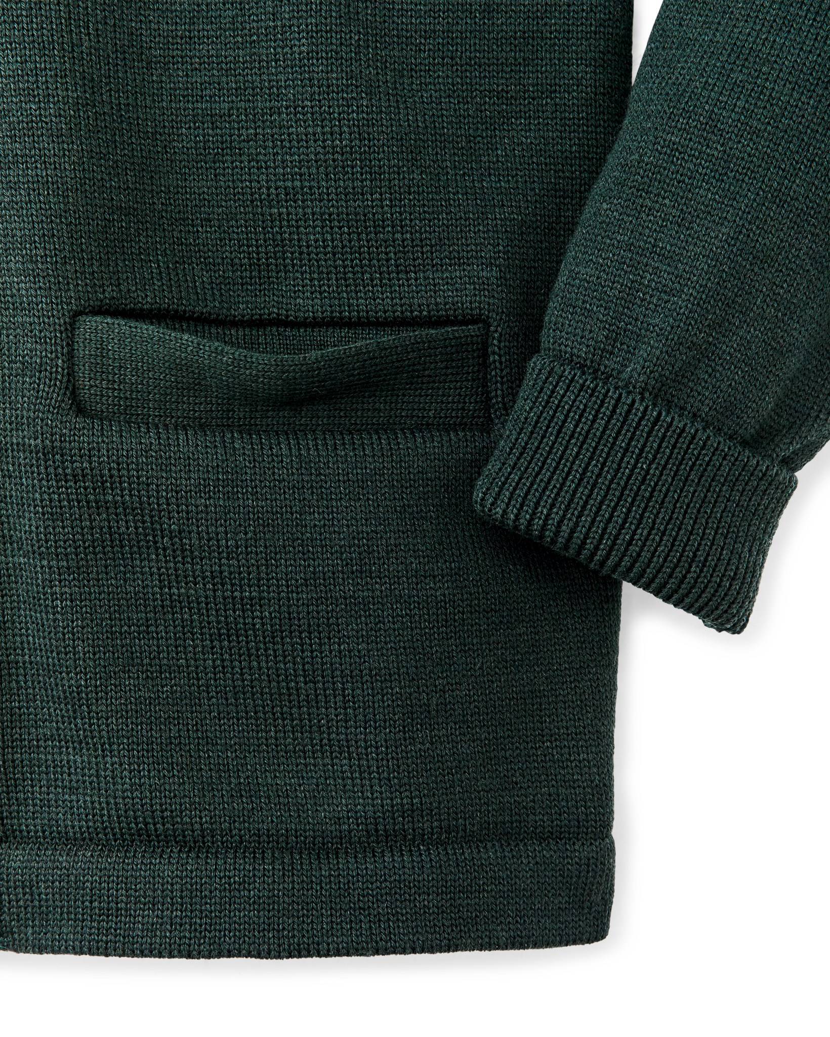 Alternate view of the Filson Guide Cardigan Sweater - Fir