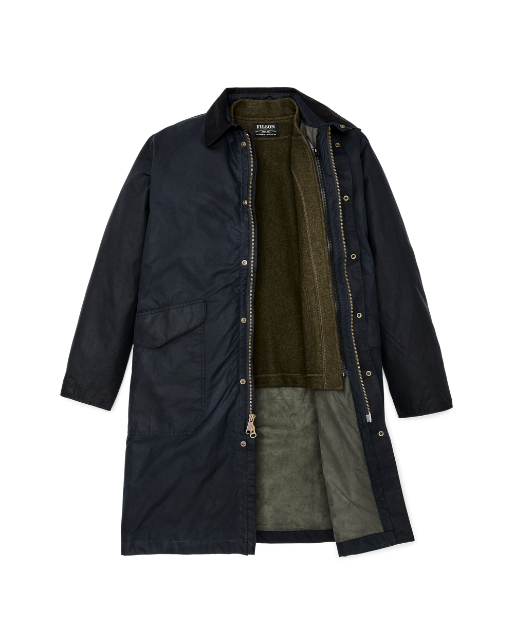 Cover Cloth Trench Coat - Harbor Blue | Filson