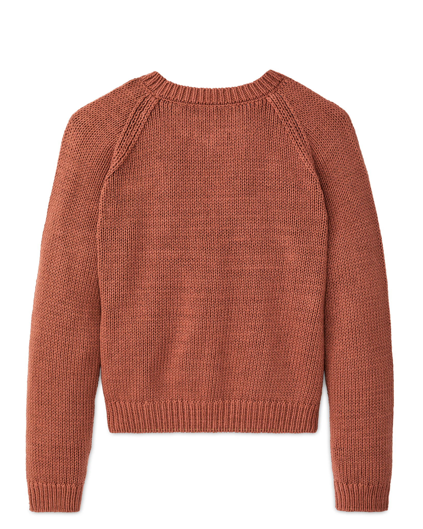 Alternate view of the Filson Women's Cotton Crewneck Sweater - Copper Brown