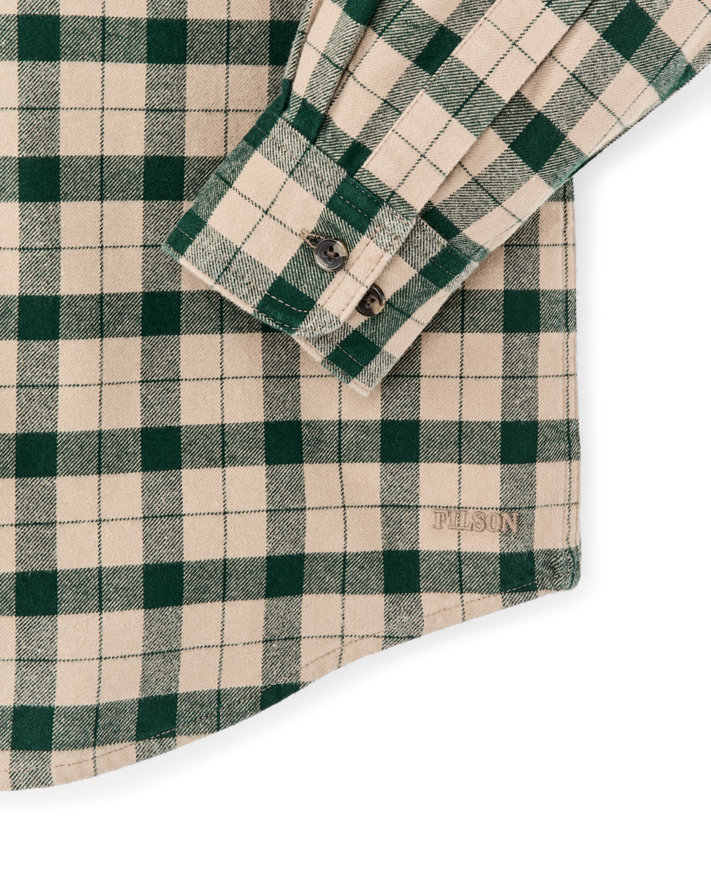 Alaskan Guide Shirt - Oatmeal / Pine Plaid