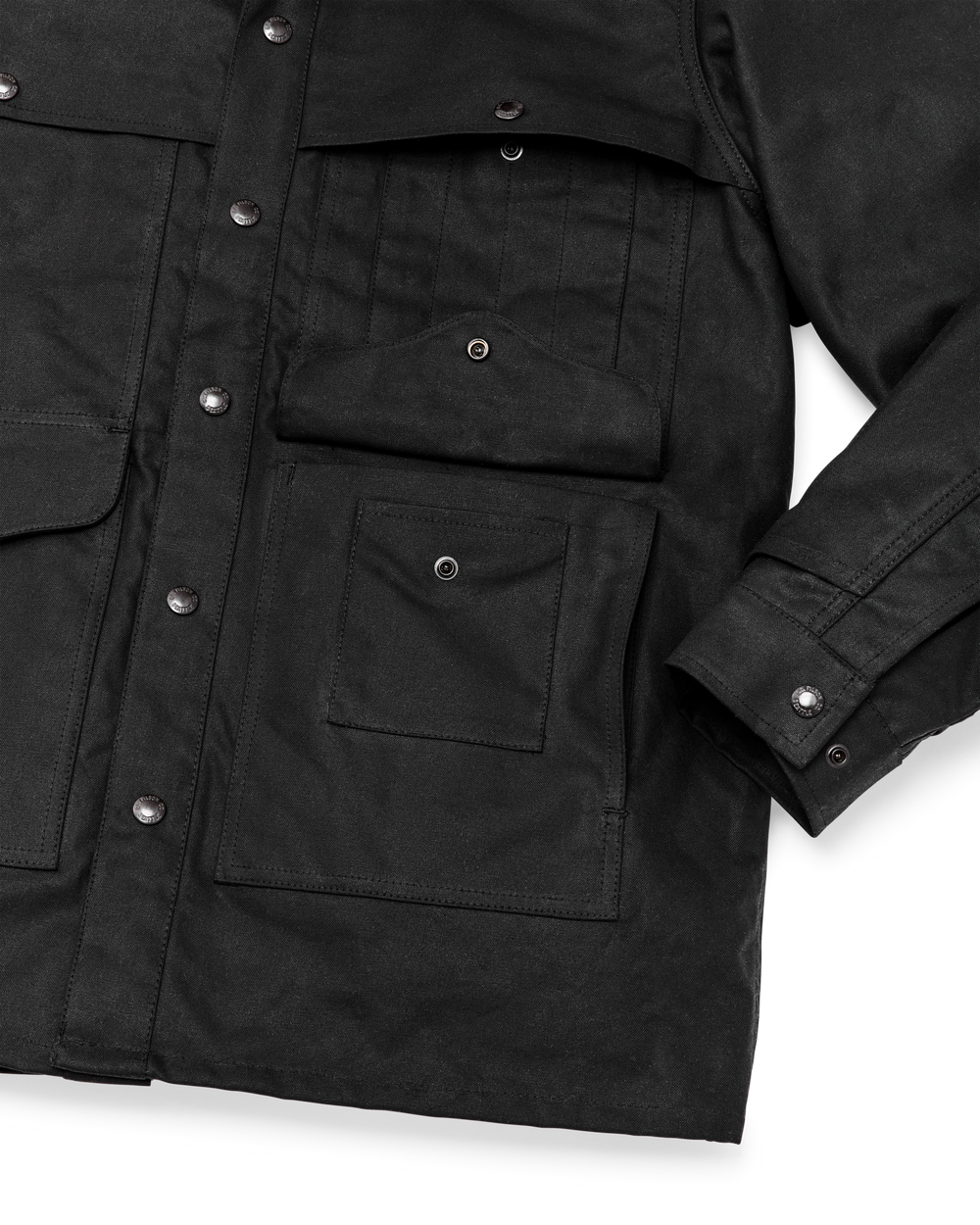 Lined Tin Cloth Cruiser Jacket - Black | Filson Lined Tin Cloth Cruiser Jacket - Black | Filson
