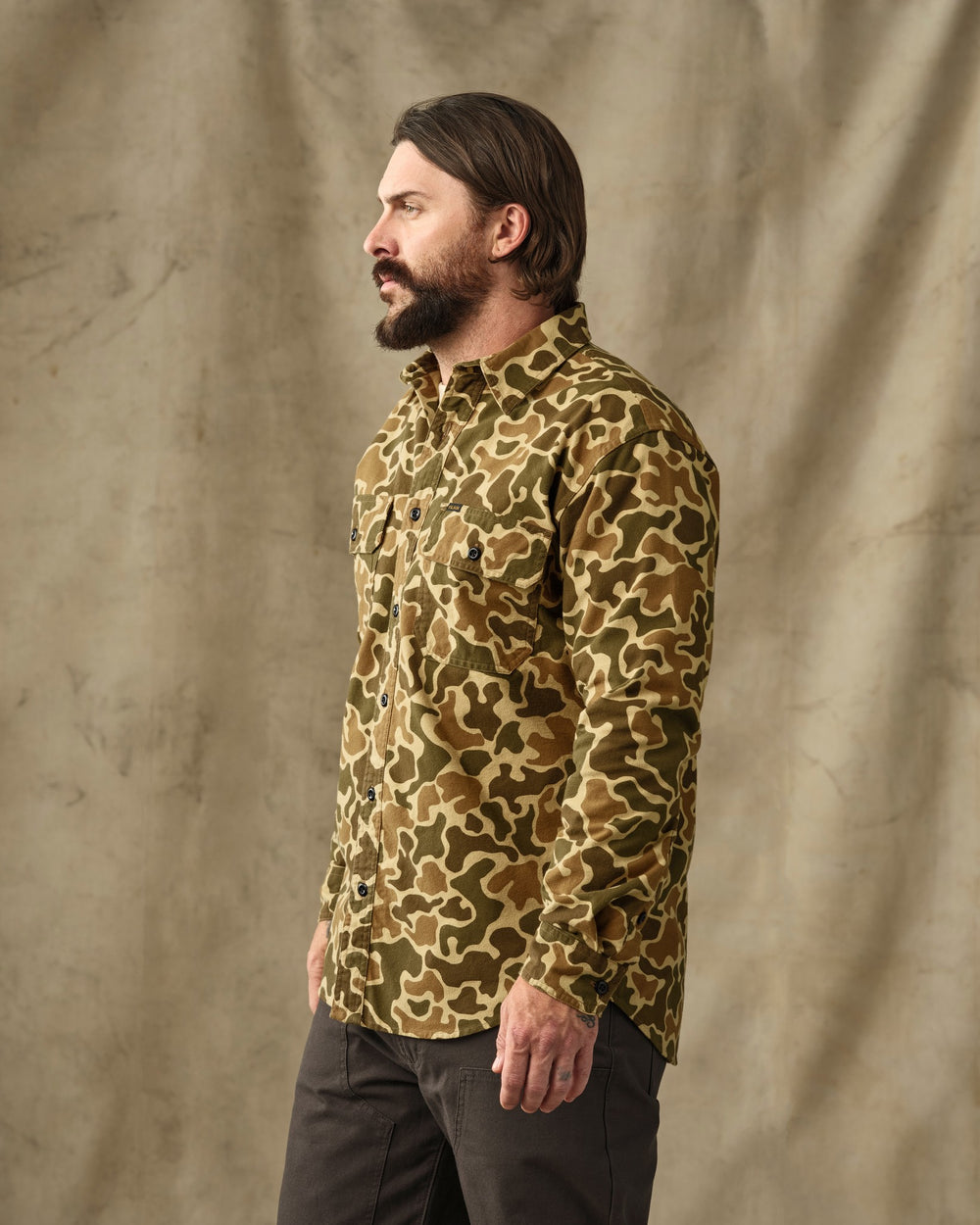 Field Flannel Shirt - Buckskin Camo