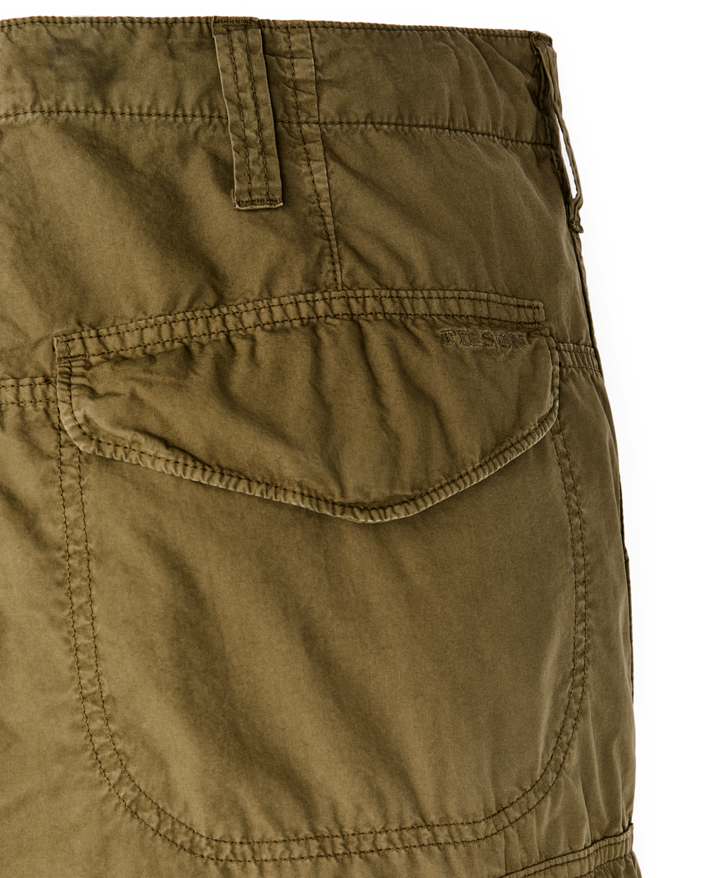 Tropical Poplin Cargo Pants - Military Olive