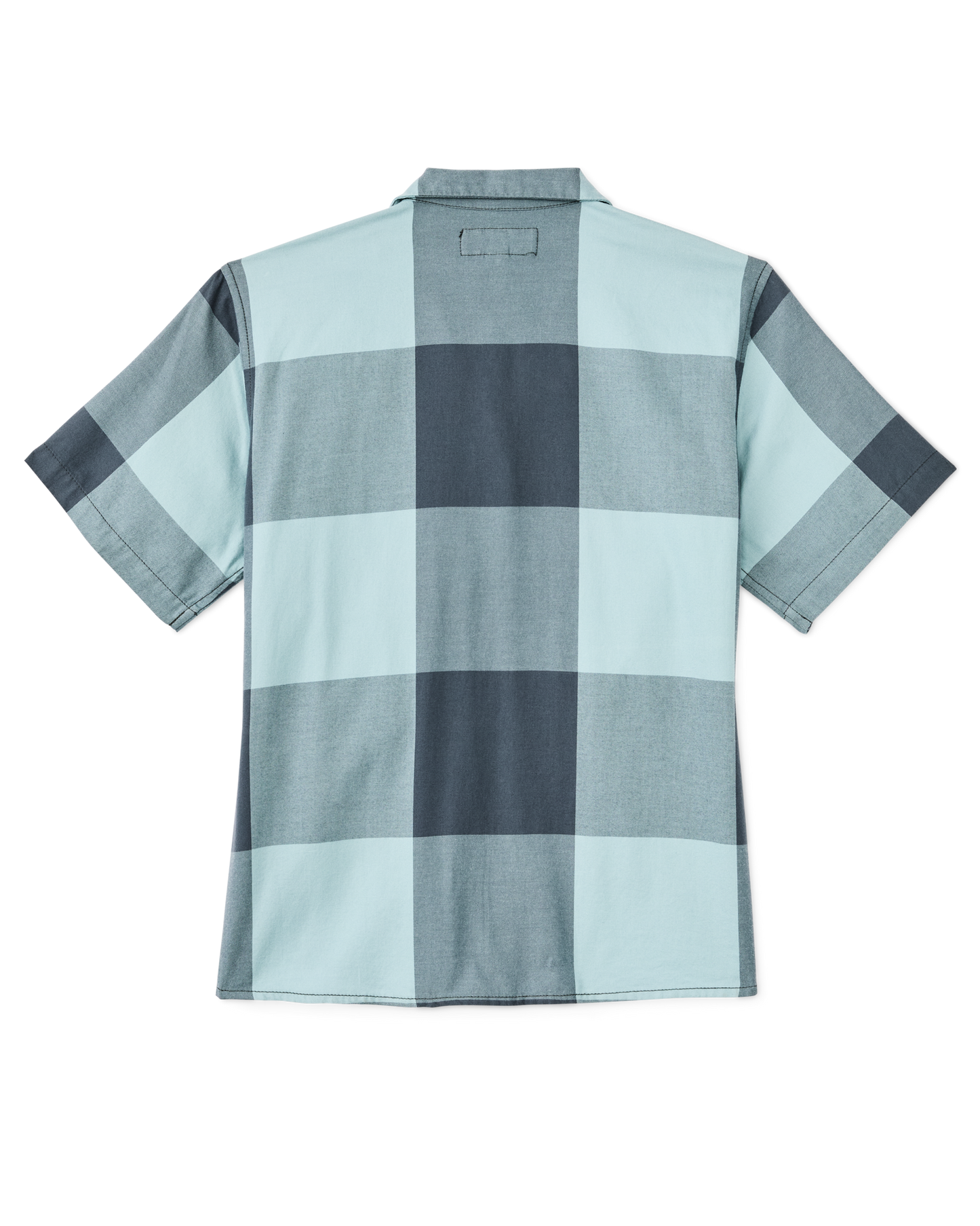 Women's Short Sleeve Camp Shirt - Storm Blue / Stone Plaid