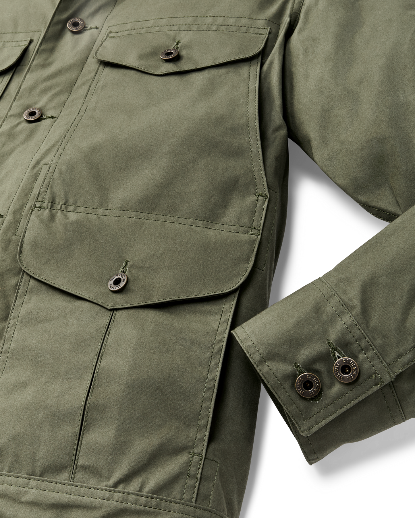 Dry Wax Journeyman Jacket - Olive Green