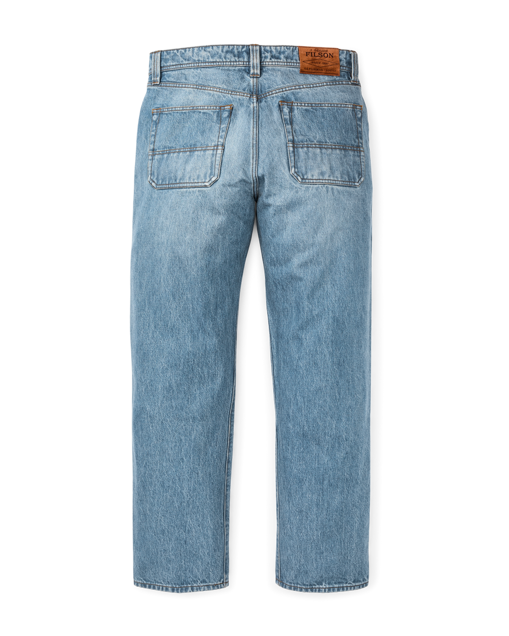 Alternate view of the Filson 14-oz. Double-Front Jeans - Vintage Indigo