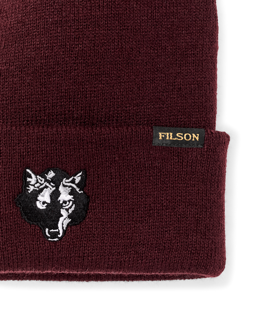 Wolf Ballard Watch Cap - Wine