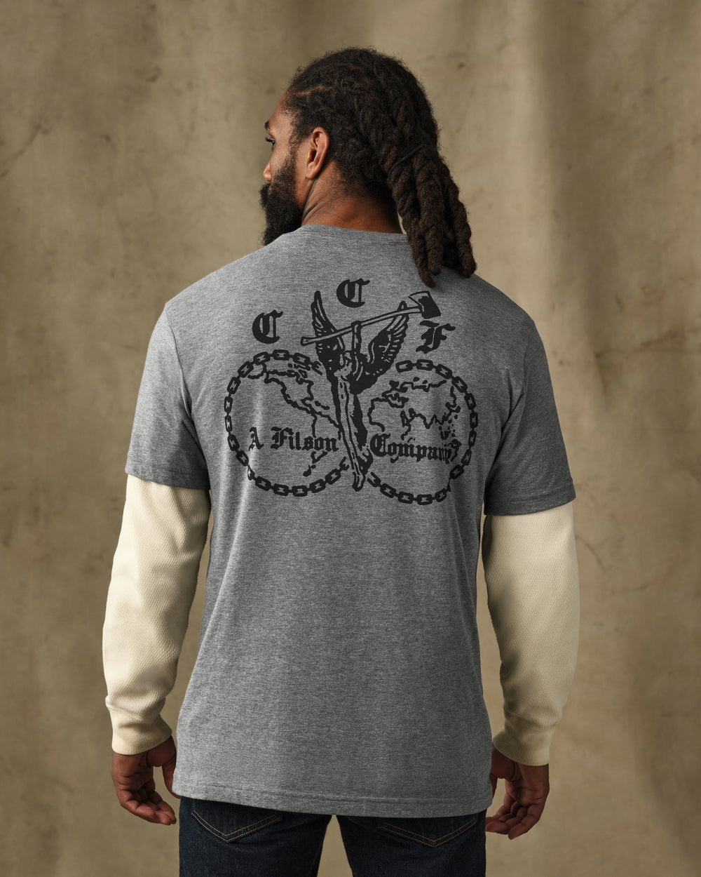 Union Graphic T-Shirt - Dark Gray Heather