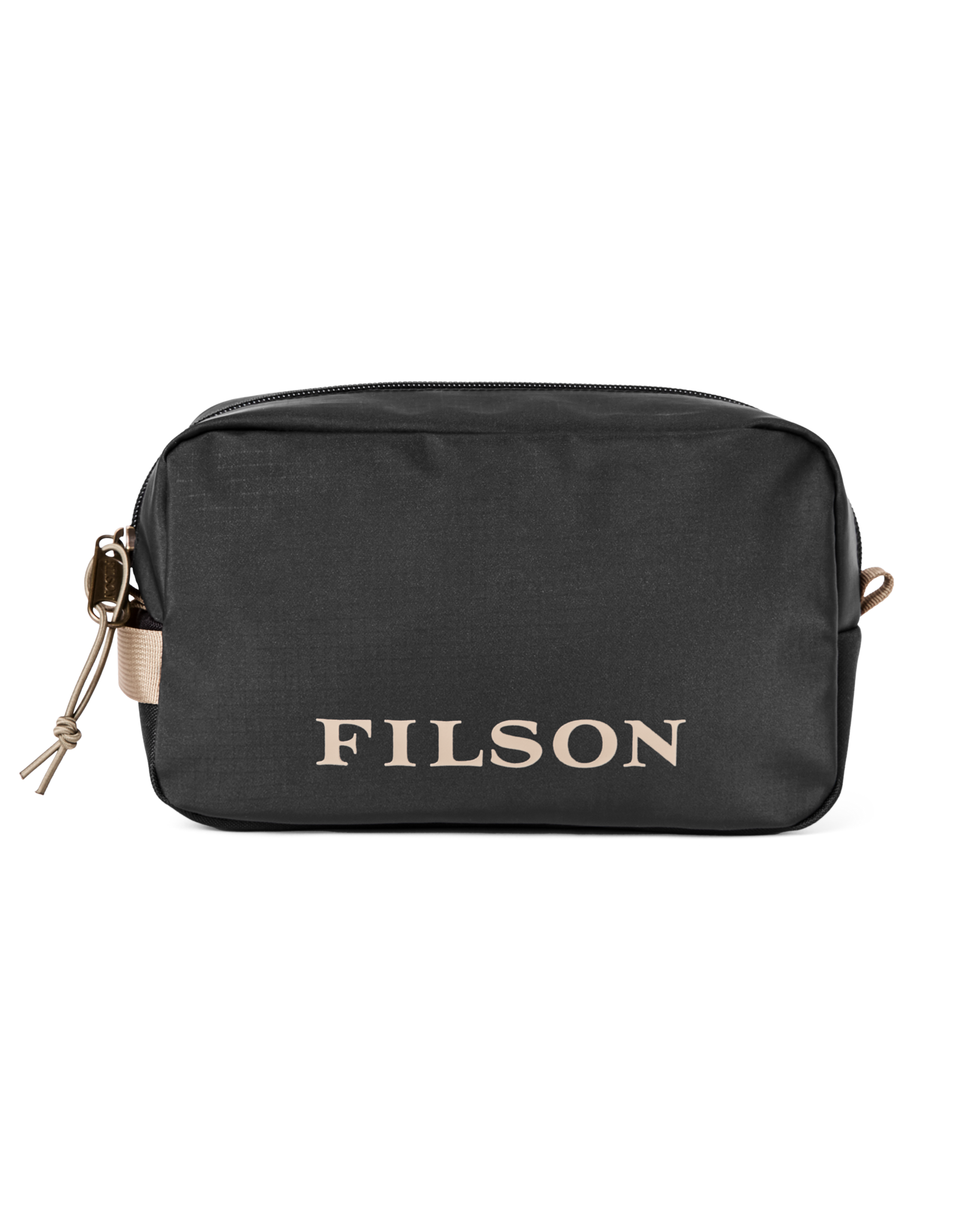 Front-facing image of the Filson All-weather Travel Pack - Black / Covert