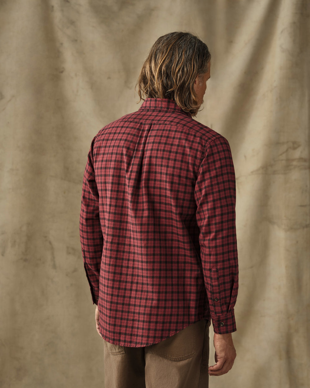 Lightweight Alaskan Guide Shirt - Port / Black Plaid