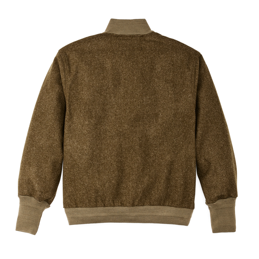Alternate view of the Filson Ccc Wool Bomber - Marsh Olive