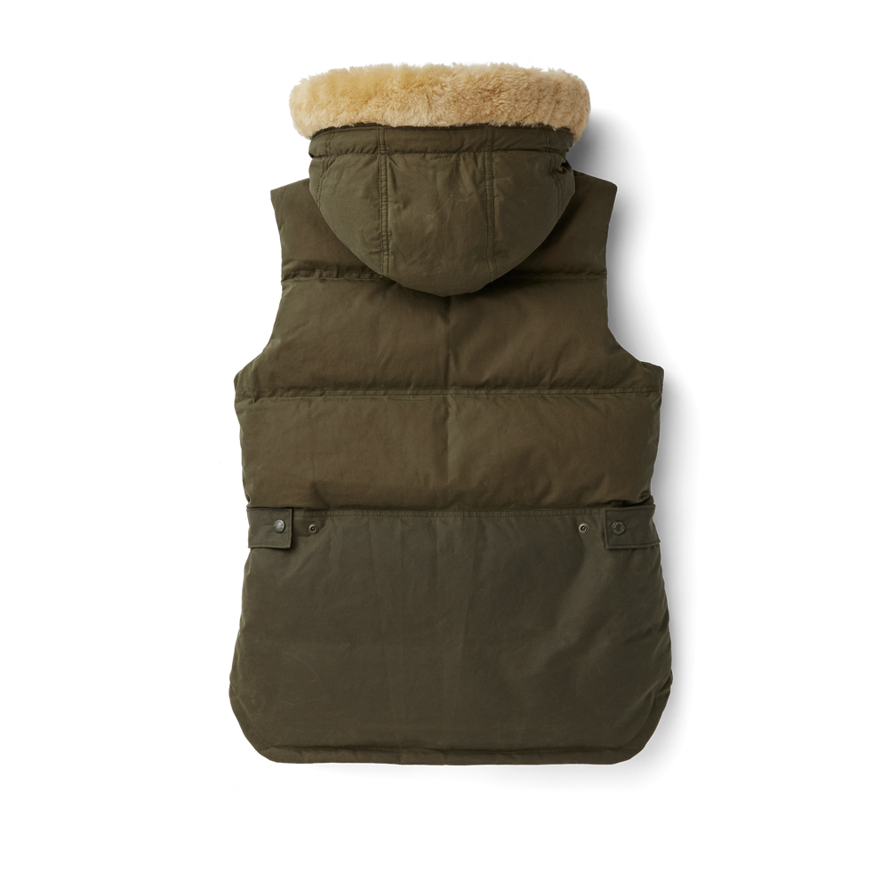 Alternate view of the Filson Women's Down Cruiser Vest - Marsh Olive