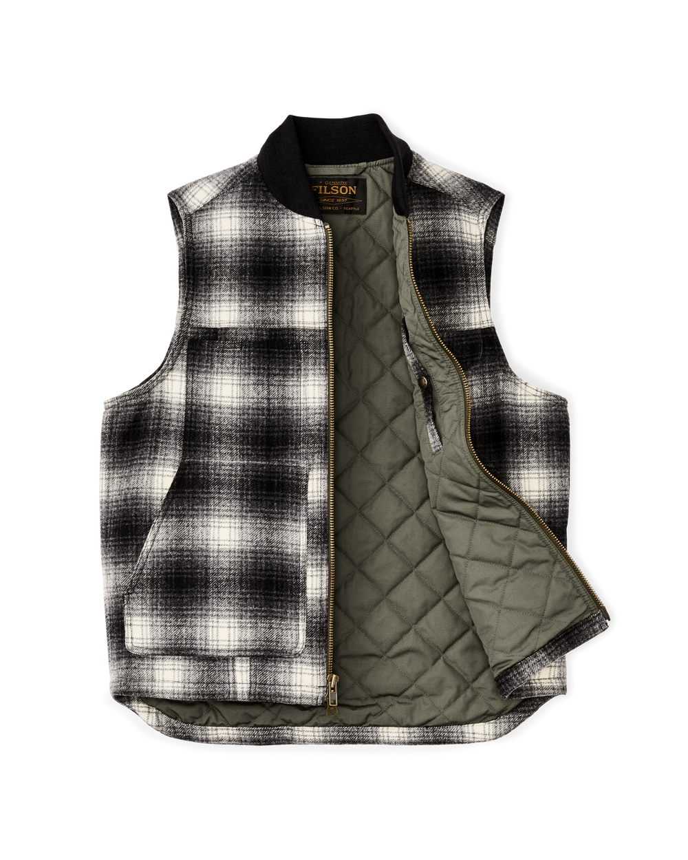 Spokane Insulated Work Vest - Charcoal Ombre | Filson