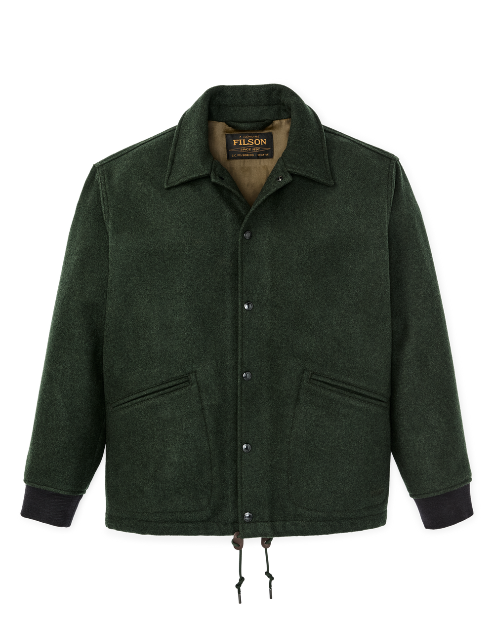 Mackinaw Wool Coach Jacket - Vintage Pine
