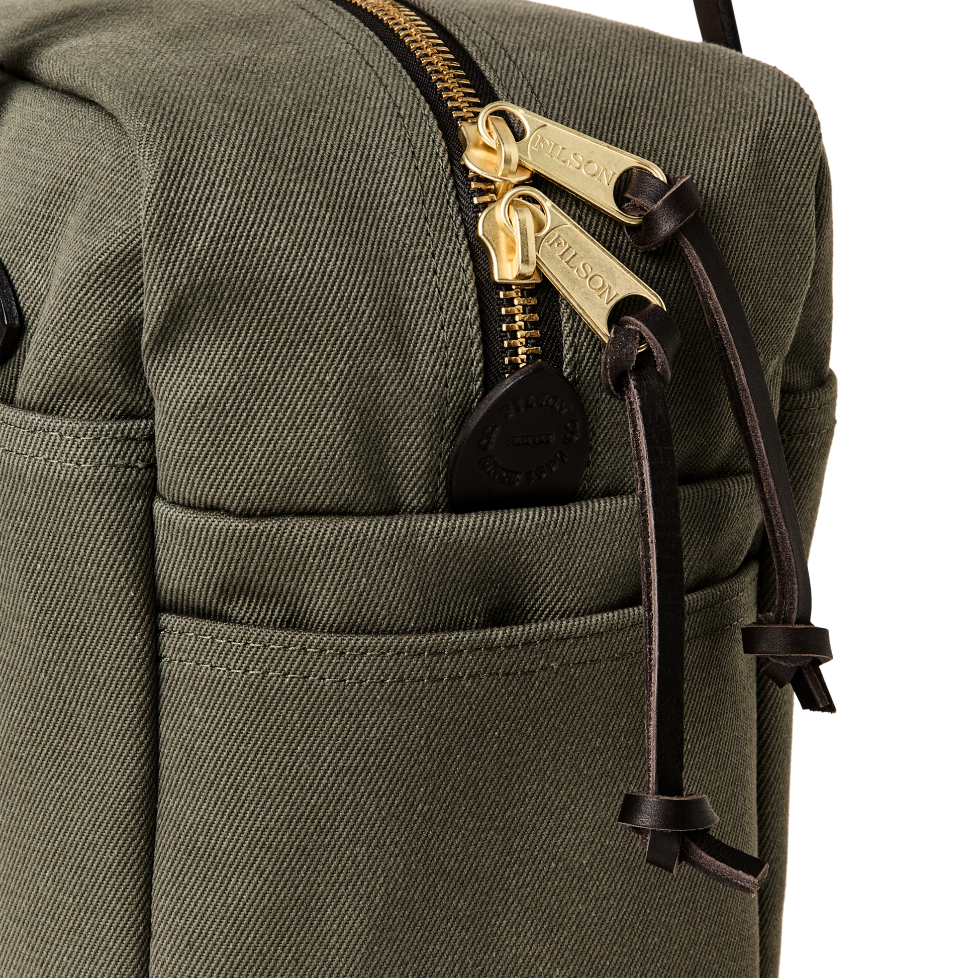 Rugged Twill Zippered Tote Bag | Filson Rugged Twill Zippered Tote Bag | Filson