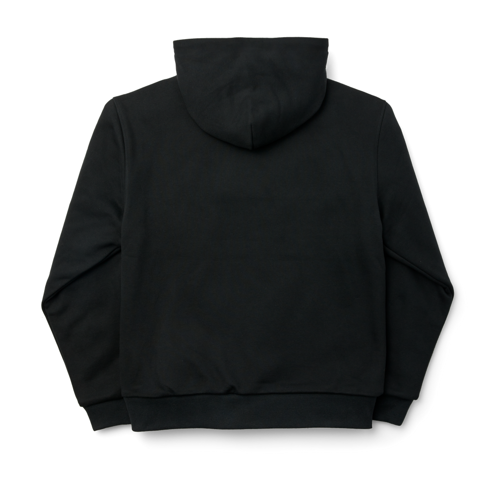 Alternate view of the Filson Prospector Waffle-lined Full-zip Hoodie - Black
