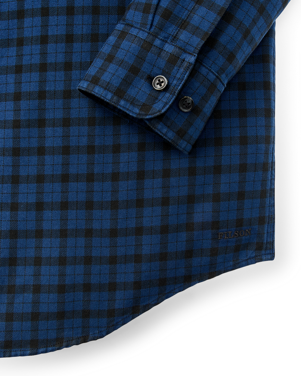 Lightweight Alaskan Guide Shirt - Deep Blue / Black Plaid