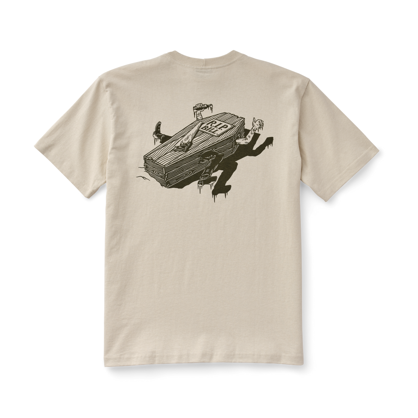 Alternate view of the Filson Coldfoot T-shirt - Light Stone
